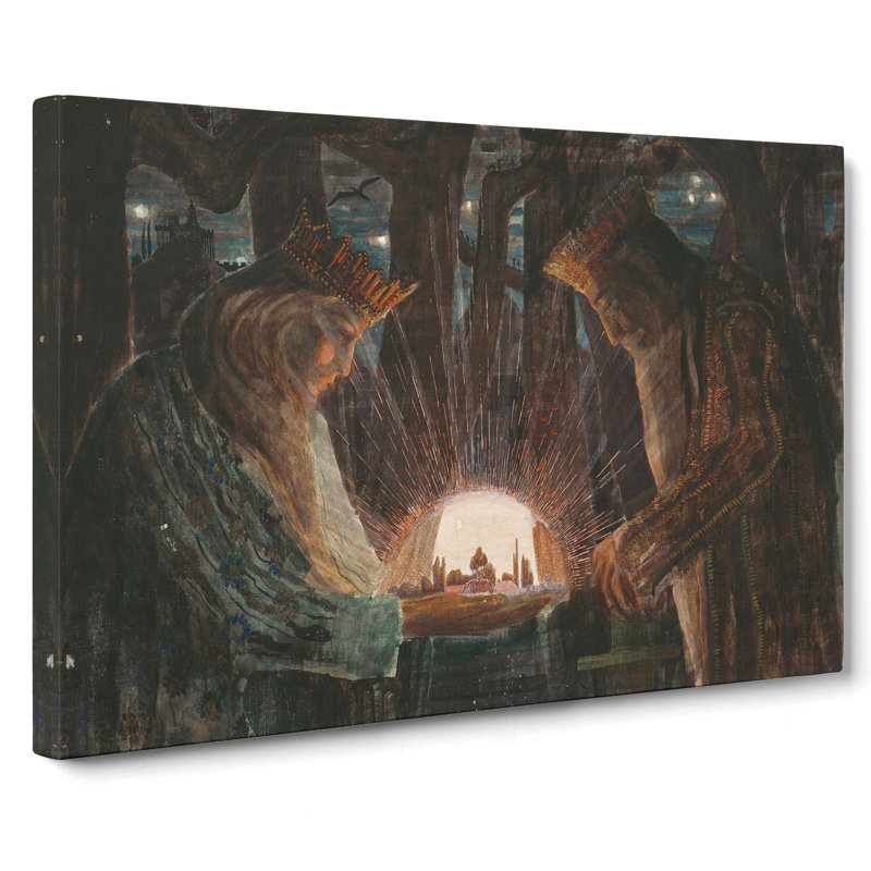 Fairy Tale of Kings by Mikalojus Konstantinas - Wrapped Canvas Painting, 50cm H x 76cm W x 3cm D
