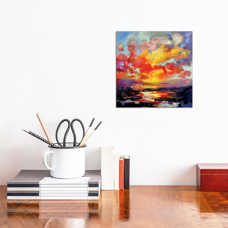 Emerging by Scott Naismith - Painting on Canvas, Wrapped Canvas, 30.48 cm H x 30.48 cm W
