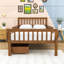 Lit plateforme en bois 2 tiroirs avec garde-corps-283383471-294454936