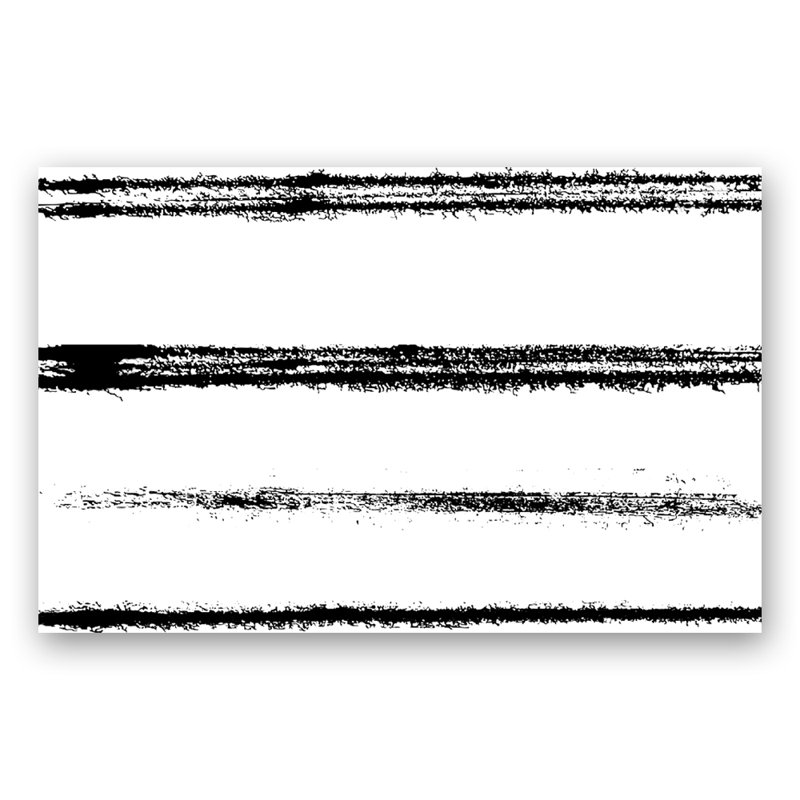 Art abstrait - "Shading", reproduction d'art abstrait, Plastique / acrylique, H 16 po x l 20 po