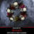Haunted Hill Farm 24 In. Halloween Hanging Wreath with Skulls, Fall Flowers, and Vines