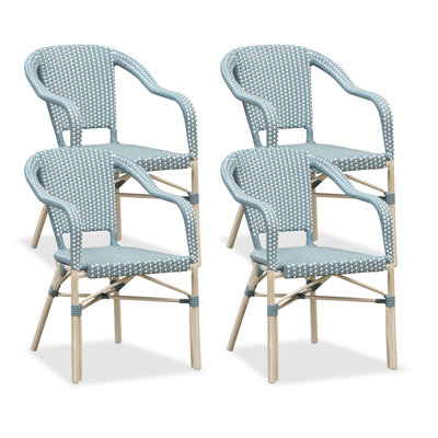 Fauteuil de terrasse empilable