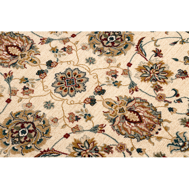 Devun Oriental Wool Area Rug, Rectangular 200 x 300cm, Red