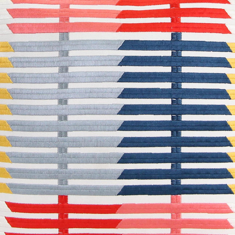 18" x 18" Indoor Throw Pillow, Grid Stripe