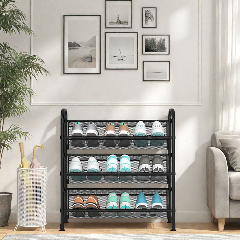 Pour la maison, le vestibule, la chambre à coucher et la porte, étagère à chaussures, Noir