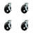 Rubber on Steel Caster