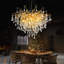 Akari Tree Branch Teardrop Chandelier Lighting, D32"