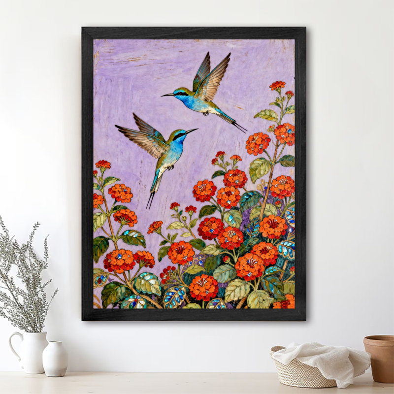 Encadré noir, beaux oiseaux, observateurs d'oiseaux, art mural, impressions rétro, H 11 po x l 9 po