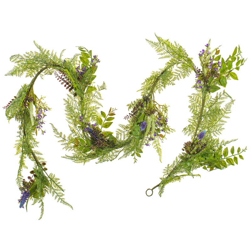 72'' in. Faux Maytime Garland
