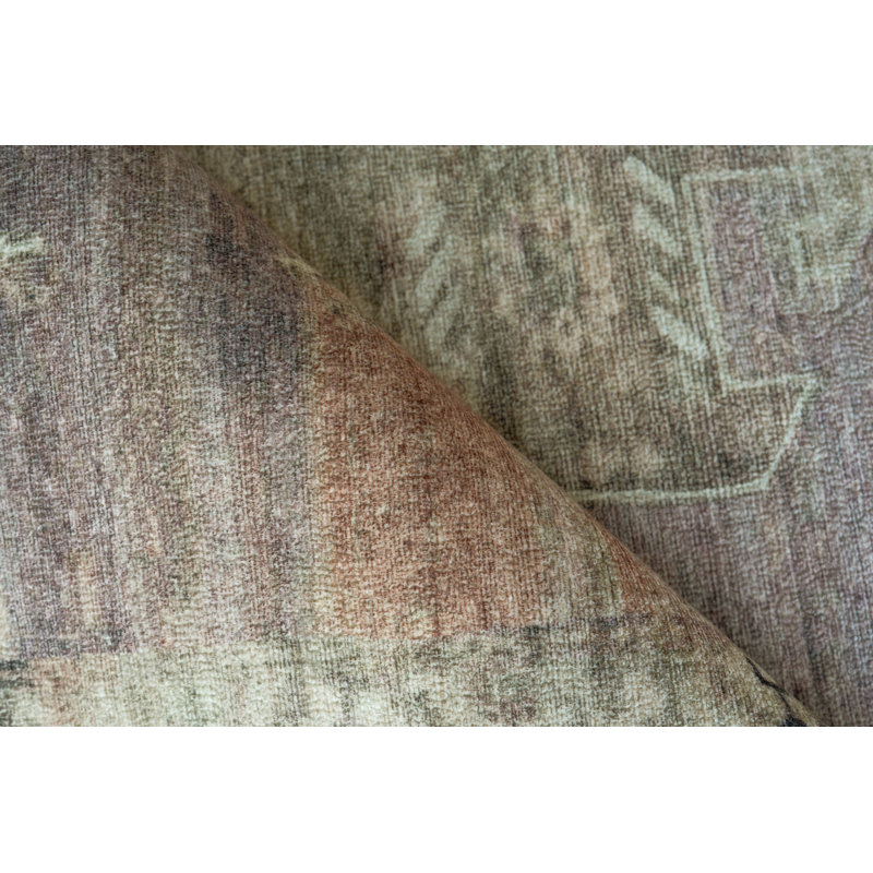 Estate handloomed PET Beige/Purple Area Rug, 10'X14'