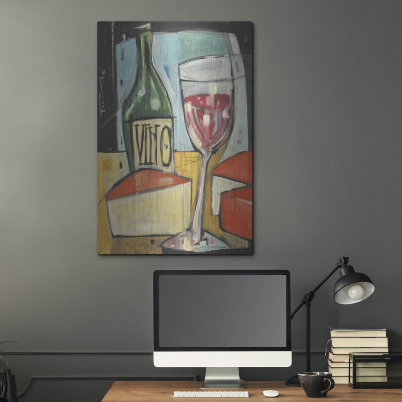 «Red Wine And Cheese» par Tim Nyberg, H 36 po x l 24 po