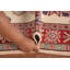Tapis oriental ivoire Kazak