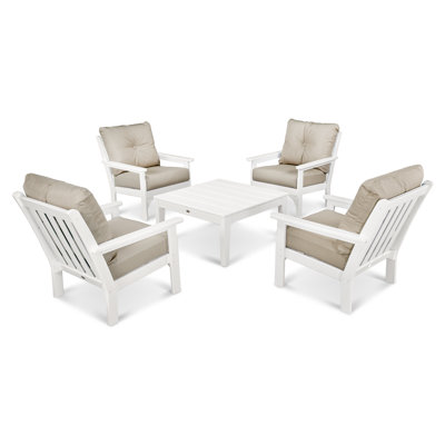 Vineyard 5-Piece Deep Seating Conversation Set