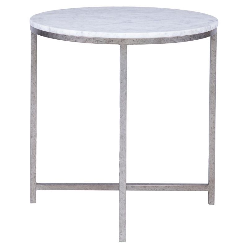 Table de bout en marbre, Argent royal