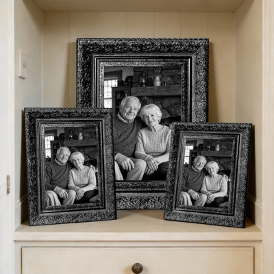 Cadre photo 8 "x 10" noir 1pc