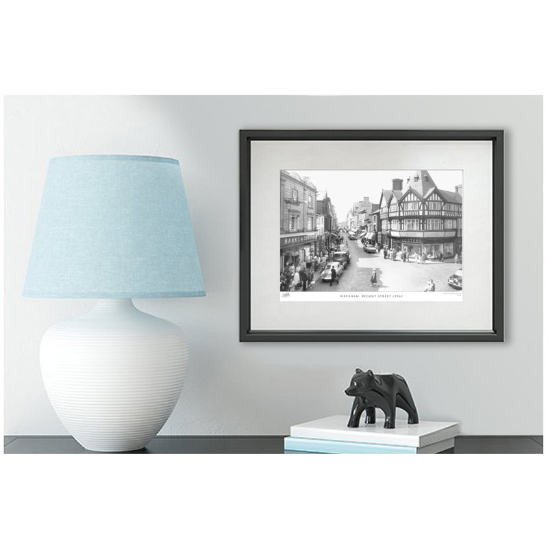 Wrexham, Regent Street C1965 by Francis Frith - Single Picture Frame Print, 28cm H x 36cm W x 2.3cm D