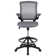 Mid-Back Mesh Ergonomic Drafting Chair with Foot Ring and Flip-Up Arms