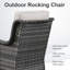 Ensemble de conversation d'extérieur 6 pièces Koba - Chaises de patio pivotantes avec tables d'appoint et coussins-1387571988-1387571989