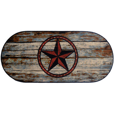 Tapis zone grise grange star Kaylyn