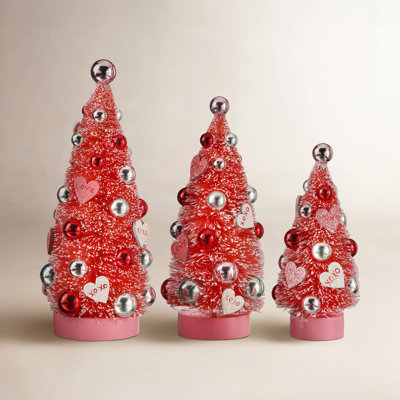 Letthand 3-Piece Sisal Valentine Tree Set