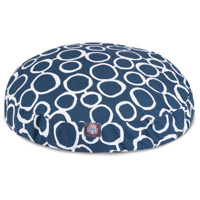 Round Geometric Pet Bed