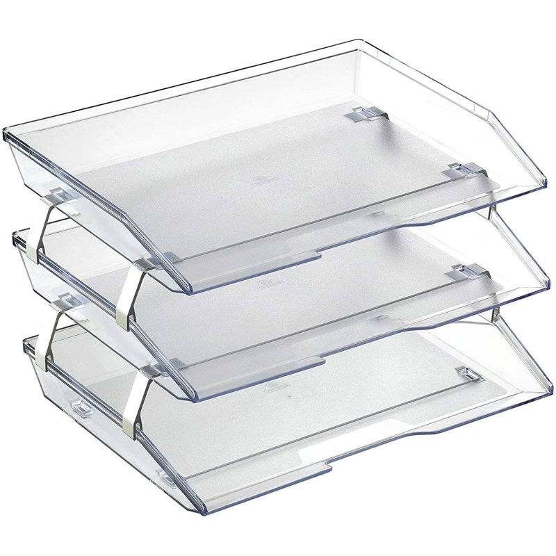 Classeur à 3 niveaux facility, Transparent