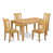 Oak Table with Oak Seat Chair selected