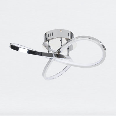 Bertello LED Semi Flush Mount