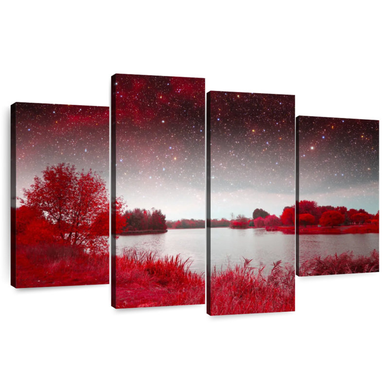 Alvord - printemps mystique rouge, H 22 po x l 36 po