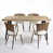 Beige/Walnut
