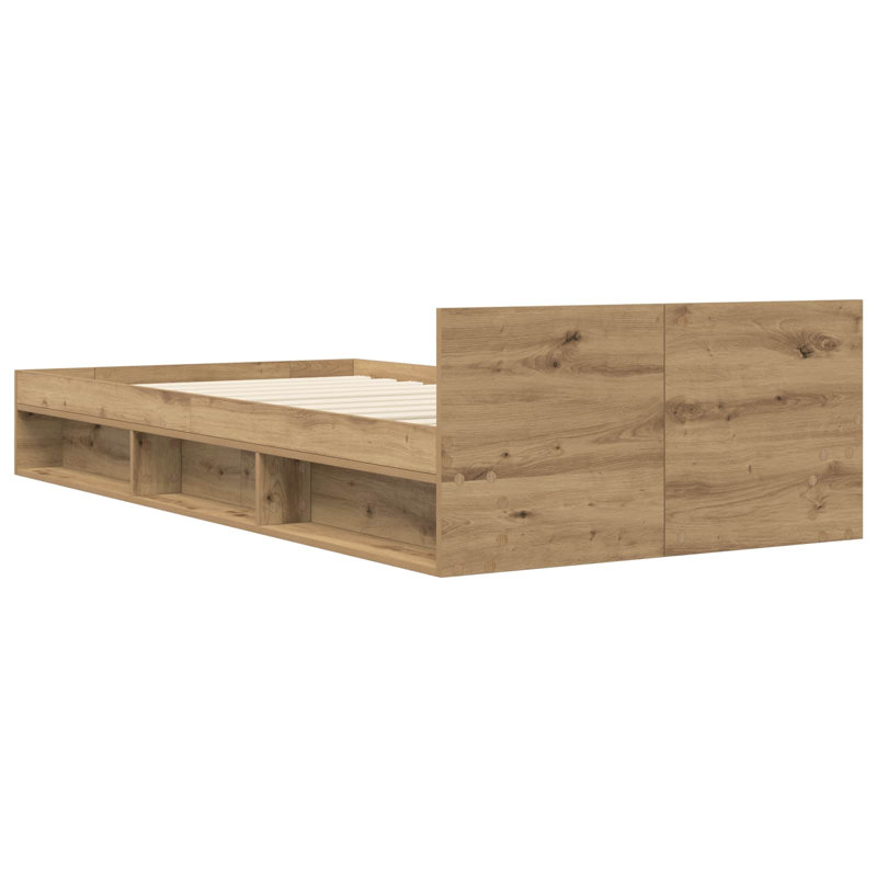 Bed Frame, Artisan Oak