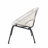 Outdoor Patio Loveseat, White PE Wicker-314398279