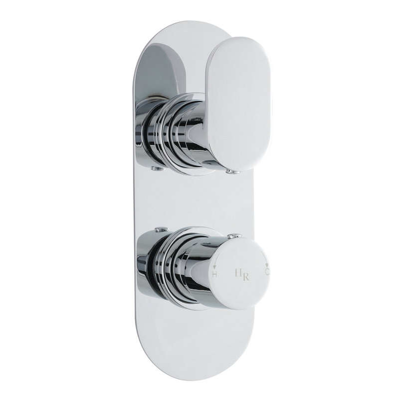 Reign Double Concealed Thermostatic/Diverter Shower Valve
