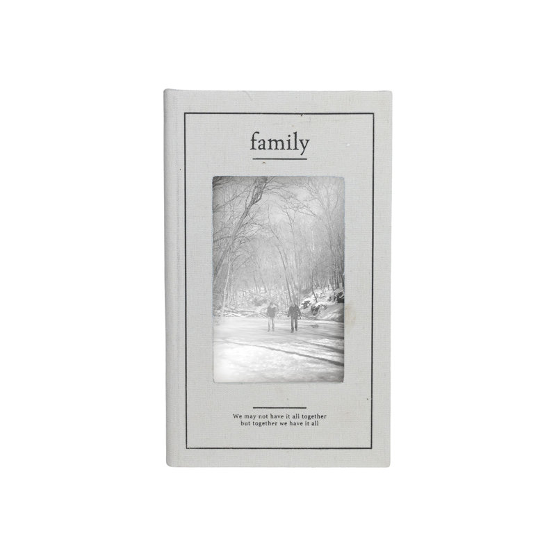 Foreside Home & Garden "Family" Photo Box Picture Frame