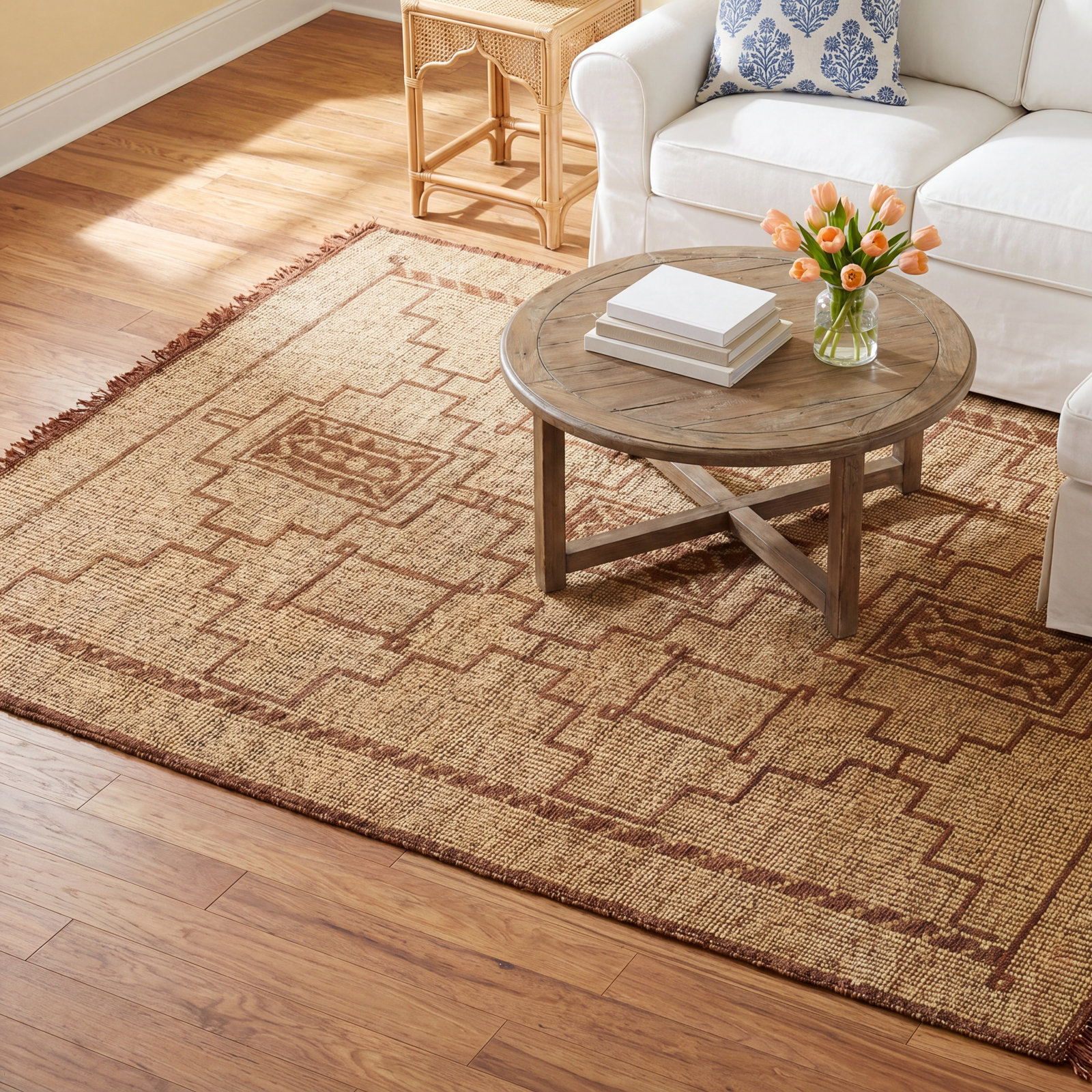 Sana Handmade Rug, Rectangle 6' x 9'
