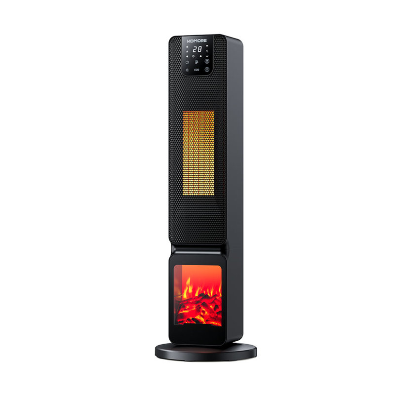 Breeins 6824 BTU Wall Mounted Space Heater with Adjustable Thermostat