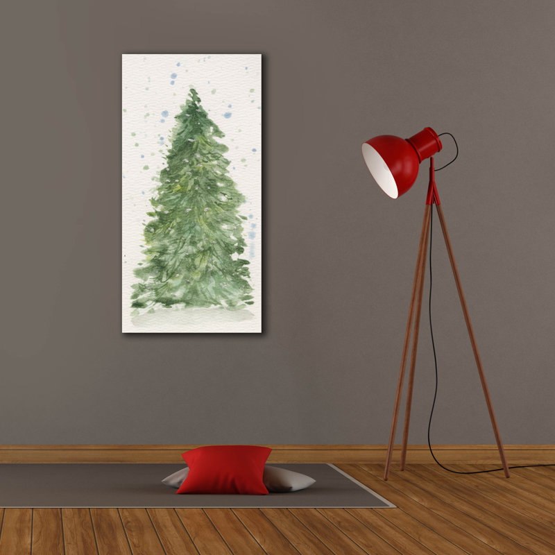 "Epic Graffiti" Winter Tree "par Anika Goodhue, art mural sur toile, H 40 po x l 20 po x P 1,5 po