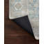 Tapis oriental bleu / crème Vache-323810817