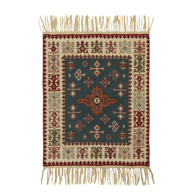 Hand Knotted Wool Rug