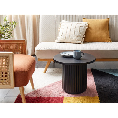 Angadreme Solid Wood Pedestal Coffee Table