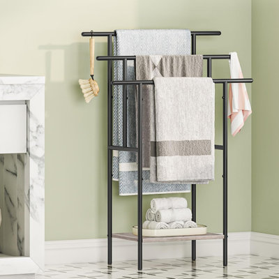 39.4" Tall Freestanding Towel Rack