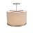 Zeb 4 - Light Dimmable Drum Chandelier