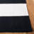 Brookvale Striped Hand-Woven Cotton Area Rug in Black/Ivory-43922852