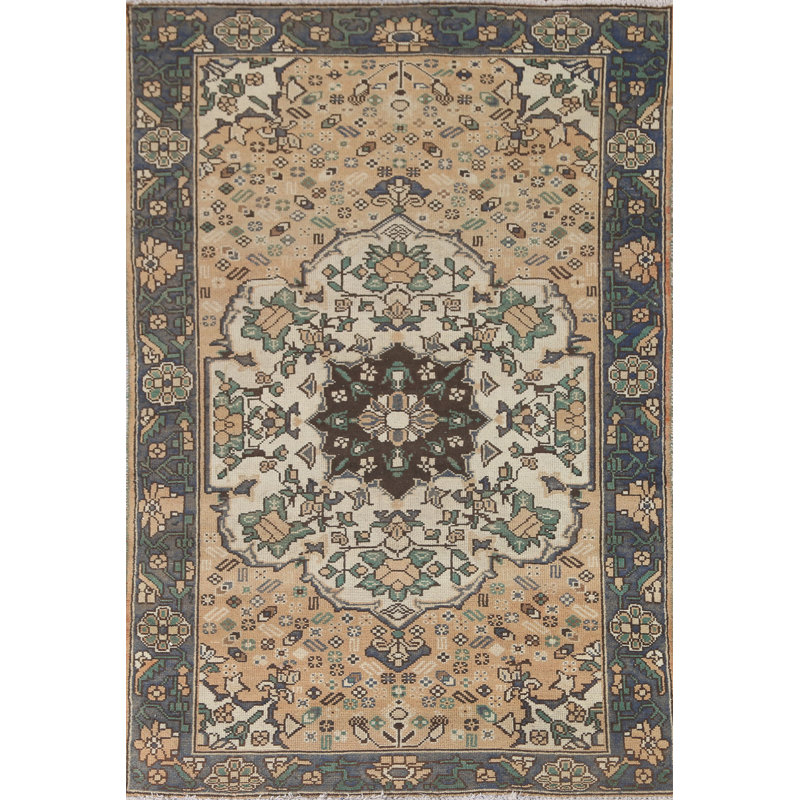Tapis vintage en laine 4 x 7