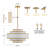 4-Light Modern Drum Linen Chandelier-1745272216-1745272215-1745272210