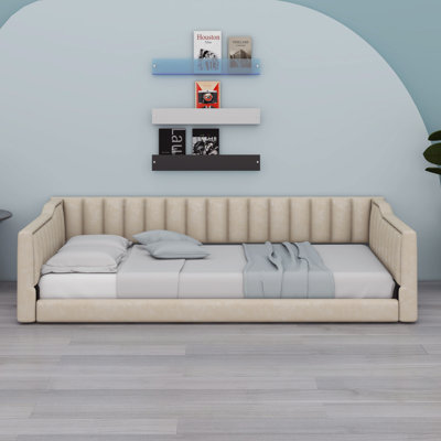 Upholstery Daybed And Side Storage Pocket