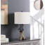 Lampe de table en polyrésine 24,75 po Ours noir sur arbre