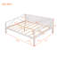 Lit de jour double, support en lattes de bois-604994538