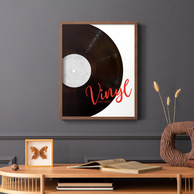 Impression sur vinyle encadrée - bois massif