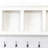 Farmhouse Wooden Hall Tree with 13 Compartments (White)-1887101199